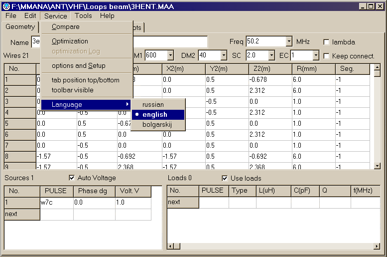 library of mmana antenna files