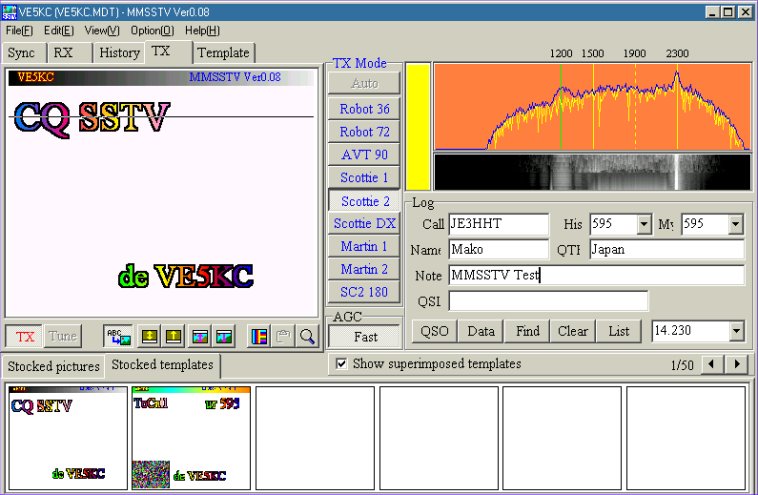 Sstv SSTV Frequencies: